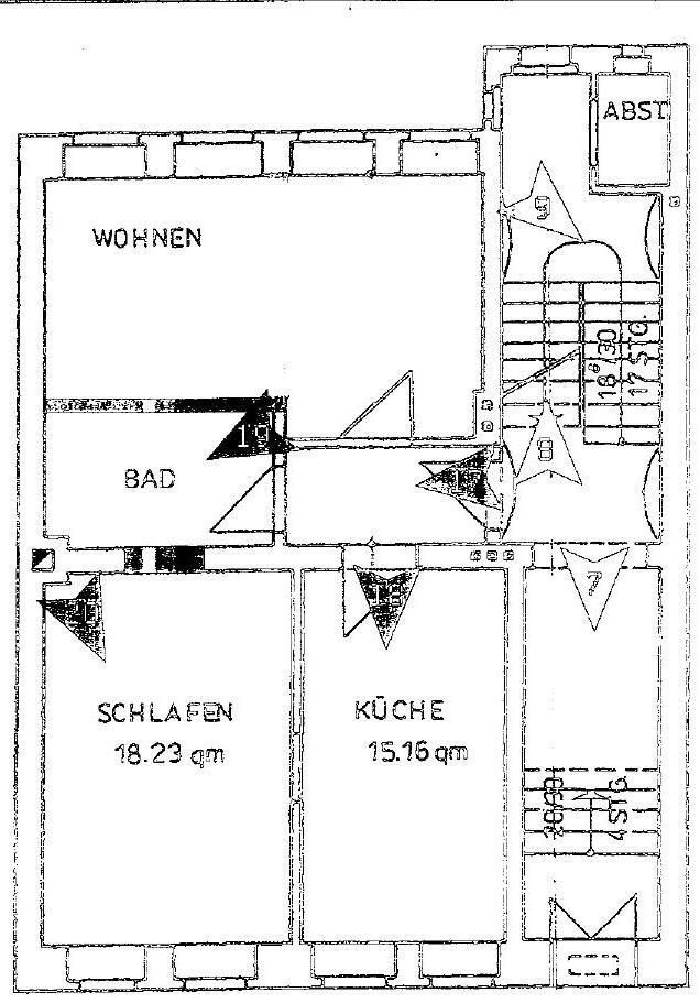 geräumige 2- Raumwohnung im Erdgeschoss mit großer separater Küche in ruhiger Lage ! - Photo 1