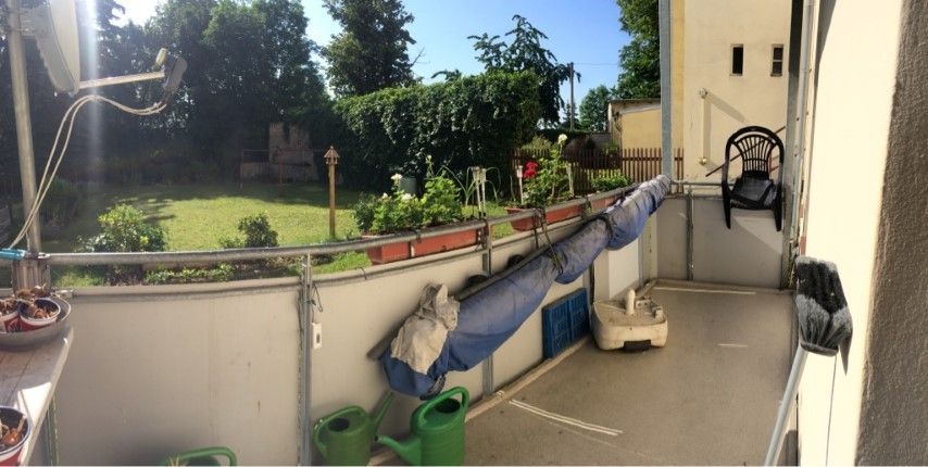 ruhige 2- Raumwohnung im Gartengeschoss mit Balkon und Blick ins Grüne ! 02828 Görlitz, Souterrainwohnung