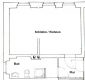 ruhige 1- Raumwohnung im Erdgeschoss mit Einbauküche an den Neißewiesen in Weinhübel ! - Grundriss