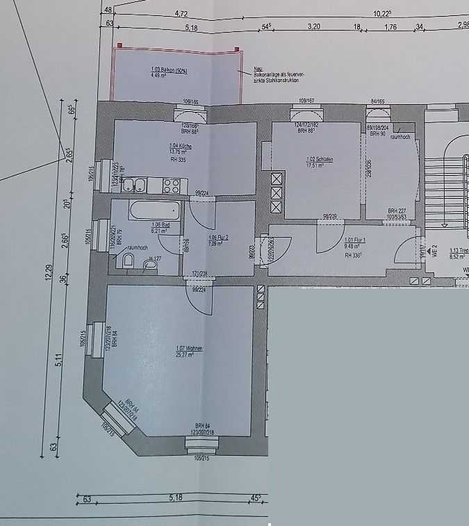 große 2- RWE mit Balkon und Einbauküche in der Görlitzer Altstadt ! - Photo 3