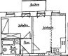 gemütliche 2- Raumwohnung mit Balkon im Erdgeschoss des Görlitzer Zentrums! - 2-Raum-Wohnung Grundriss