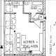 Gemütliche 1- Raum-Kapitalanlage mit Stellplatz - 2. OG links-mitte Grundriss