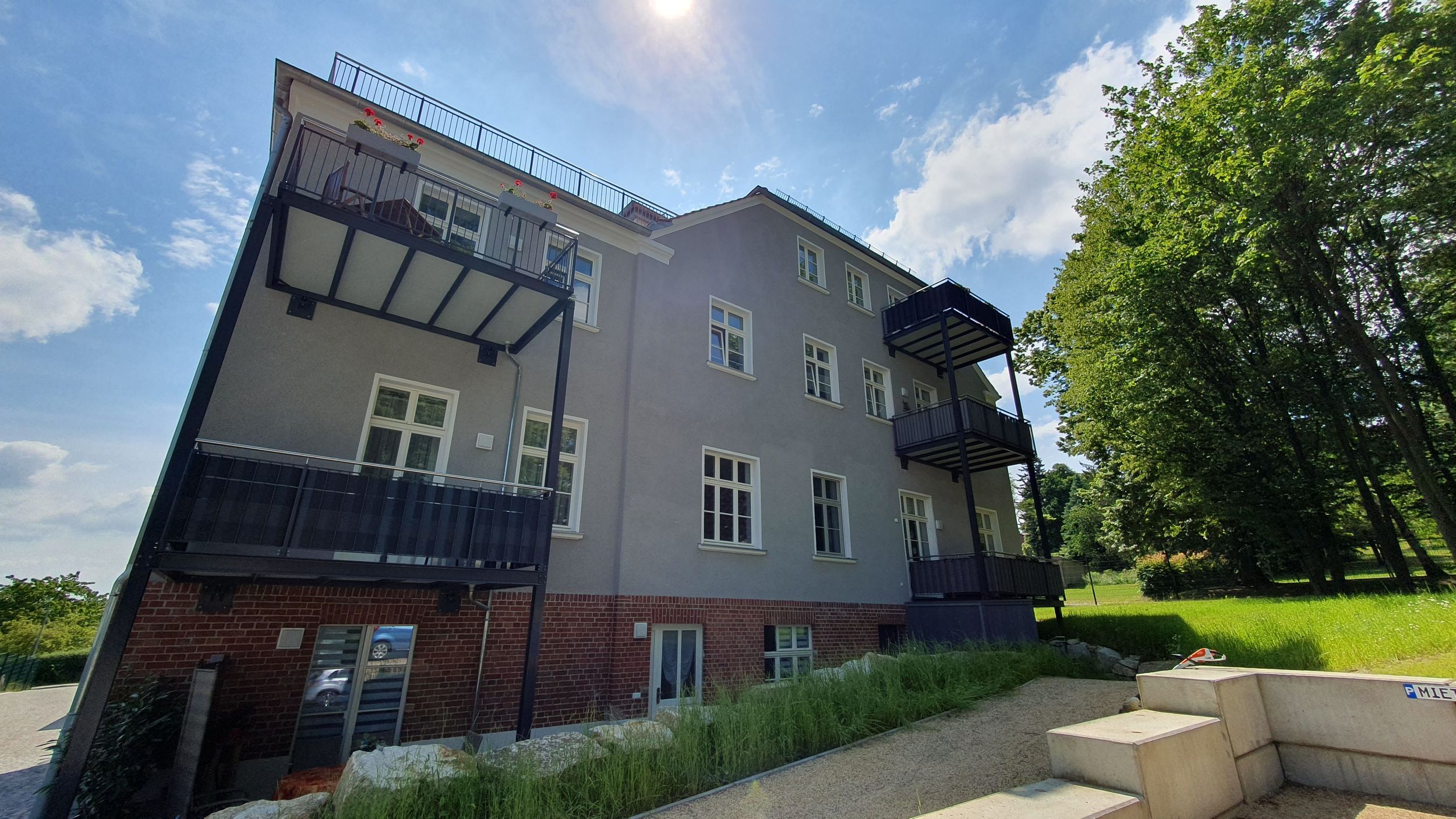 hochwertige 3- RWE mit Dachterrasse, Einbauküche (möglich) & Fahrstuhl in Biesnitz ! 02827 Görlitz, Terrassenwohnung