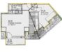 attraktive 2- Raumwohnung mit Balkon, Fahrstuhl und Stellplatz im Dachgeschoss ! - Grundriss.jpg