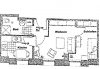 Betreutes Wohnen ! Kleine 2- Raumwohnung im Stadtzentrum ! - Grundriss