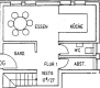 gemütliche 4-Raum-Maisonettewohnung mit Balkon und Stellplatz in Reichenbach! - Grundriss 1. OG links