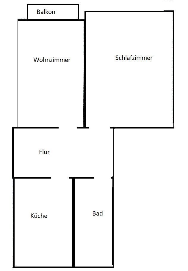 gemütliche 2- Raumwohnung mit Balkon und Einbauküche in der Südstadt ! - Foto 4
