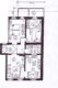 gemütliche 3- Raumwohnung mit hofseitigem Balkon und Einbauküche! - Grundriss 3. OG links