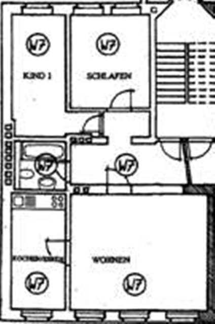 3- Raumwohnung im Erdgeschoss mit Badewanne und separater Küche ! - Foto 2