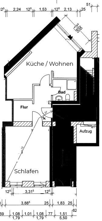kleine 1,5- Raumwohnung im Erdgeschoss im Görlitzer Zentrum ! - Foto 2