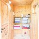 Ihr neues Zuhause in bester Lage - Einfamilienhaus mit Charme in Görlitz-Biesnitz - Holzsauna mit Regalen