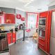 Ihr neues Zuhause in bester Lage - Einfamilienhaus mit Charme in Görlitz-Biesnitz - Moderne Küche in Rot