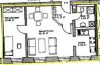 gemütliche 2- Raumwohnung mit Fahrstuhl am Theater ! - 2-Raumwohnung Grundriss